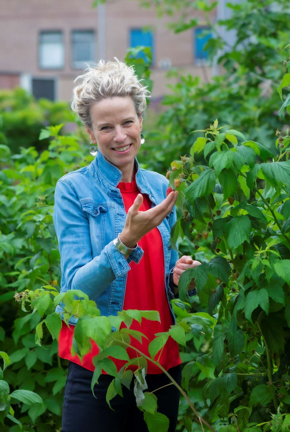 Harmpke in beleeftuin portret