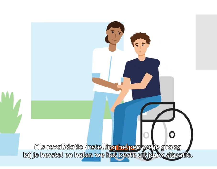 Still uit de video over medisch specialistische revalidatie