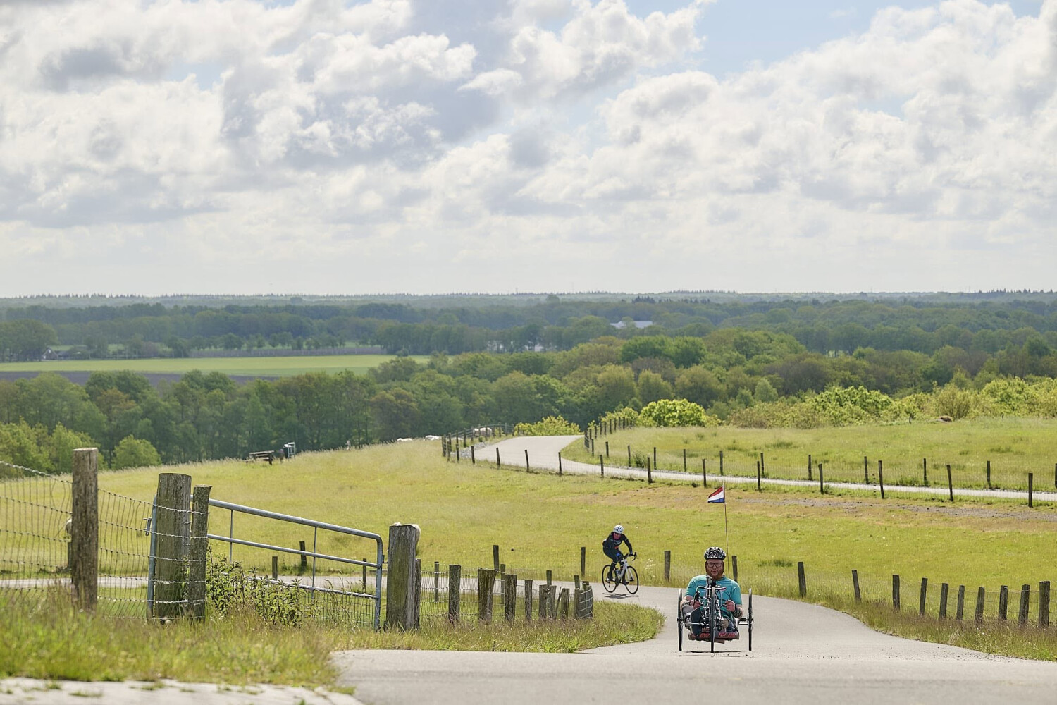 handbiker aan trainen